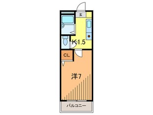 ビタミンテラス枝吉の物件間取画像